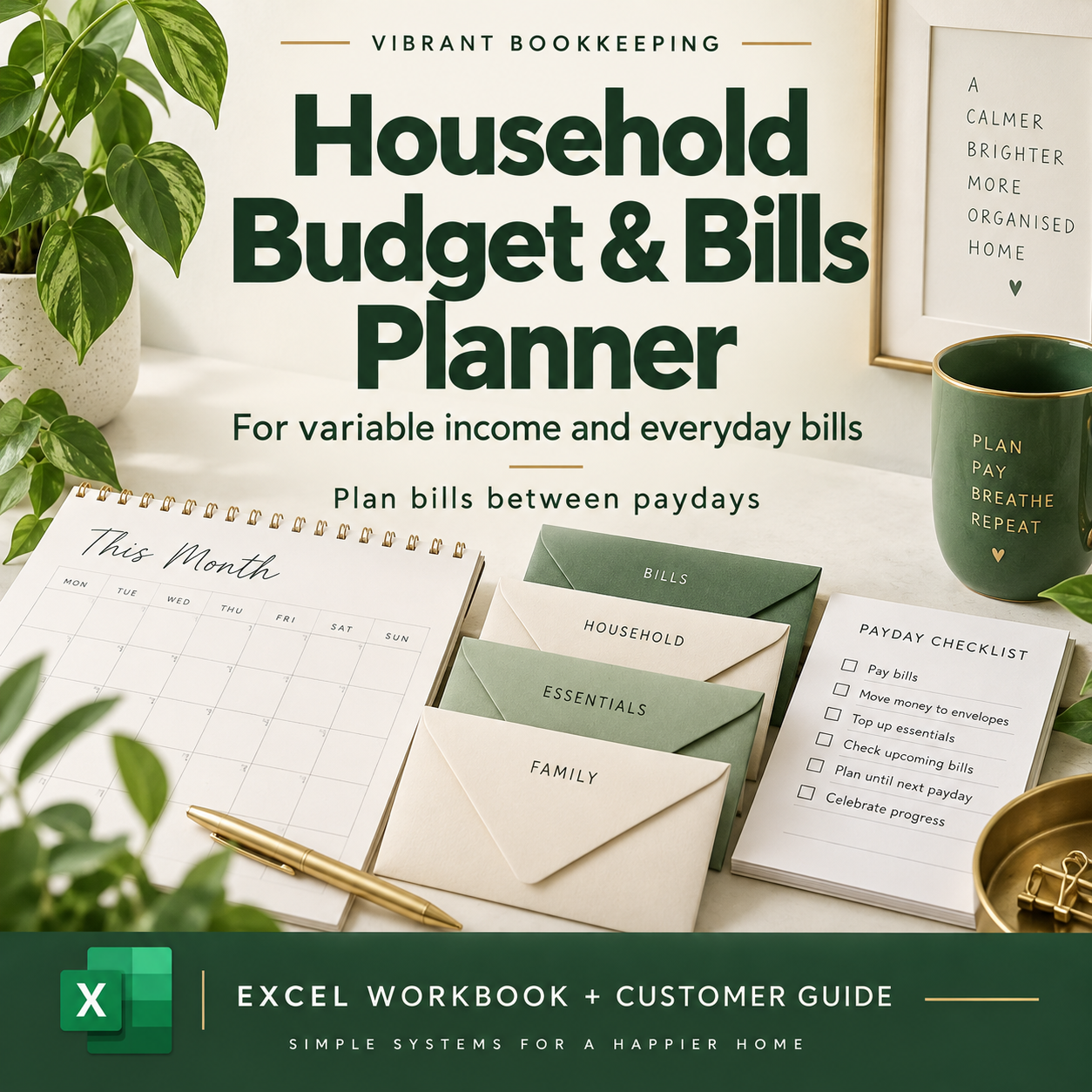 Variable Income Household Planner product cover