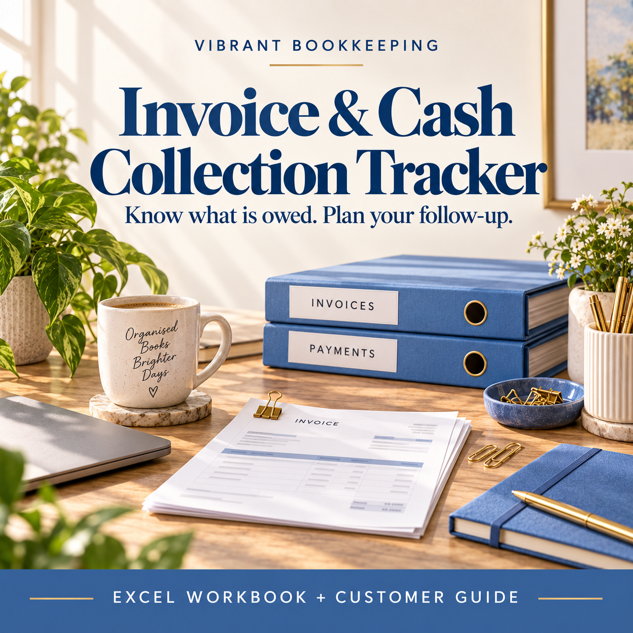 Invoice & Cash Collection Tracker product cover
