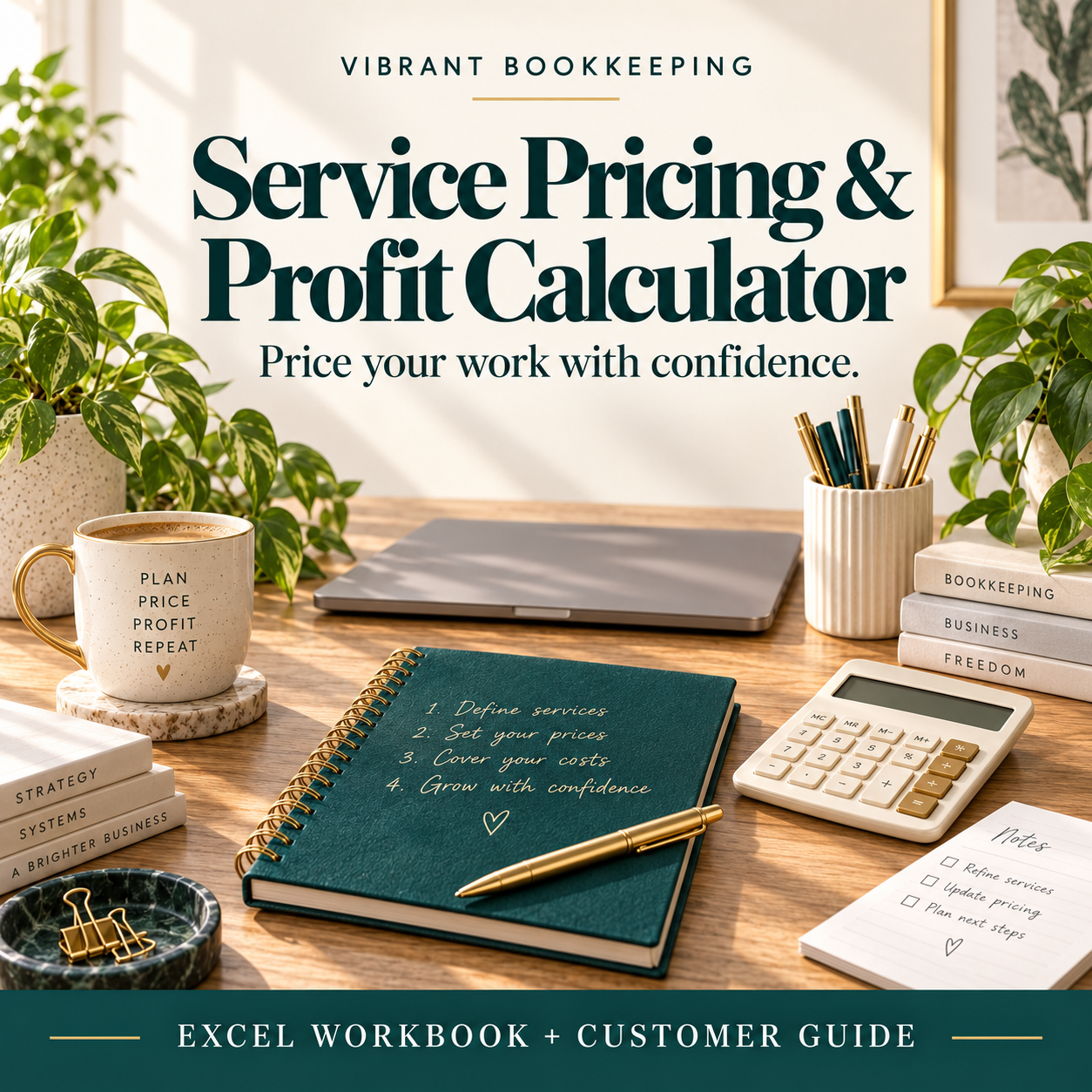 Service Business Pricing & Profit Calculator product cover